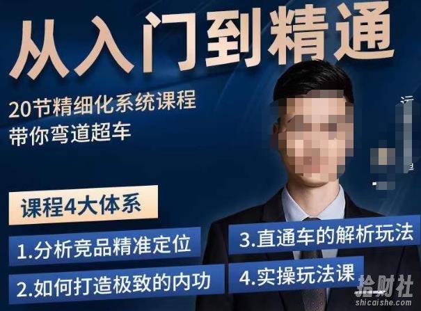 龙一·从入门到精通拼多多运营系列课,0-100的运营实操技巧,精细化系列课程带你弯道超车
