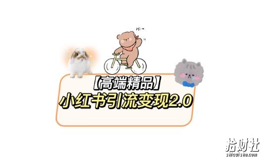 小红书最新引流变现教程,全网最新最详细的视频教程以及素材
