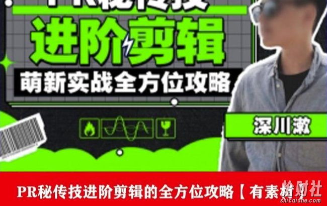 PR进阶剪辑培训班,让你快速成为剪辑大师12节视频课程+素材!
