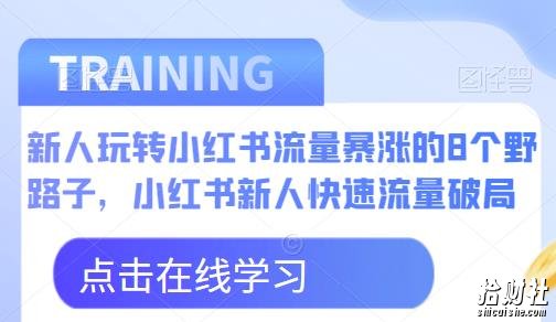 新人玩转小红书流量暴涨的8个野路子,小红书新人快速流量破局