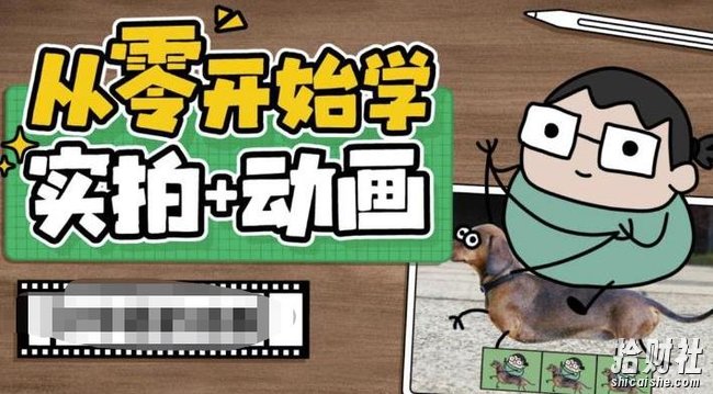从零开始学实拍加动画，实拍加动画创意教程