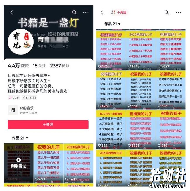 黄岛主·视频号儿女祝福视频引流变现分享课,银发经济新风囗【视频+素材】