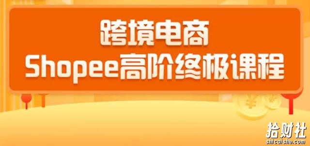 2020跨境电商蓝海新机会-shopee大卖特训营:高阶终极课程(16节课)