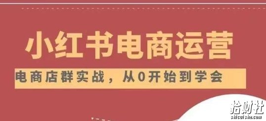 小红书店铺运营从小白到大神2.0,从入门到精通