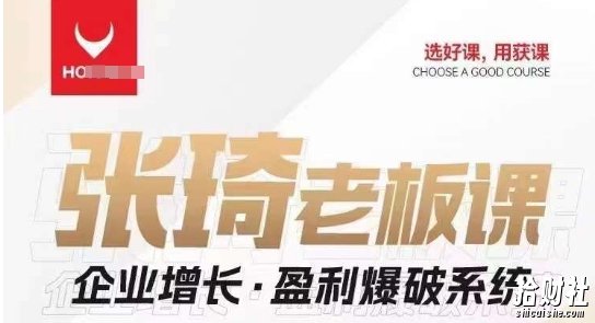 【组合课】张琦张琦老板企业增长·盈利爆破系统(直播专享)
