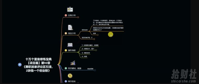 十万个富翁修炼宝典之11.兼zhi派单评论区引流，2块钱一个创业粉