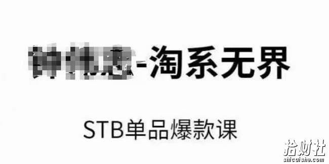 淘系无界STB单品爆款课（2024），付费带动免费的核心逻辑，万相台无界关键词推广/精准人群的核心