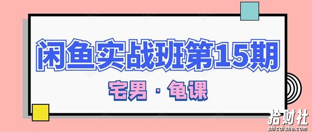 龟课·闲鱼无货源电商课程第15期，一个月收益几万不等【33节视频-无水印】