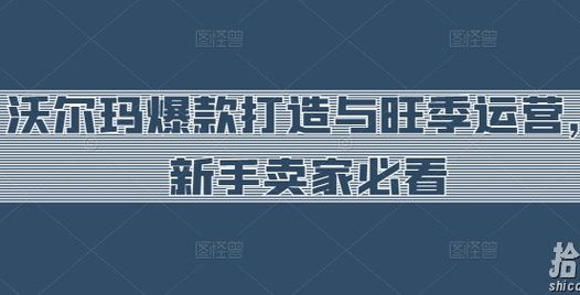 沃尔玛爆款打造与旺季运营,新手卖家必看