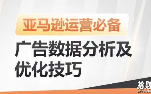 亚马逊广告数据分析及优化技巧，高效提升广告效果，降低ACOS，促进销量持续上升