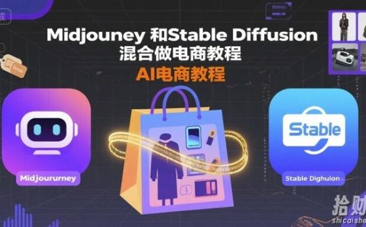 Midjourney和Stable Diffusion混合做电商教程-ai电商教程