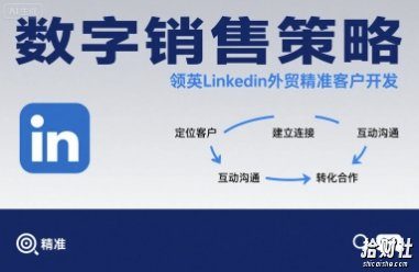 数字销售策略领英LinkedIn外贸精准客户开发