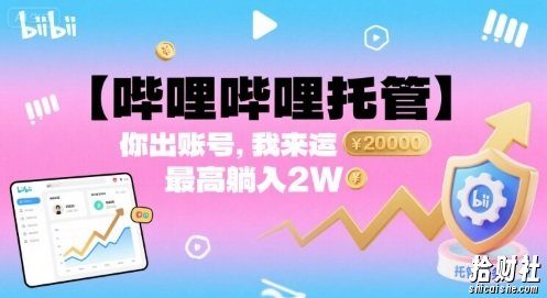 【哔哩哔哩托管】你出账号,我来运营,最高躺入2W【揭秘】