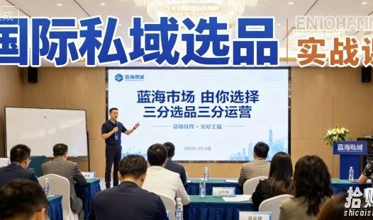 国际私域选品实战课,蓝海市场由你选择,七分选品三分运营