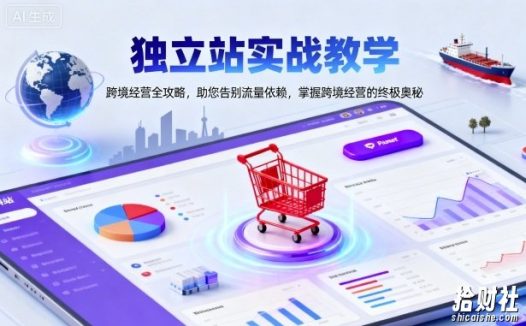 独立站实战教学,跨境经营全攻略,助您告别流量依赖,掌握跨境经营的终极奥