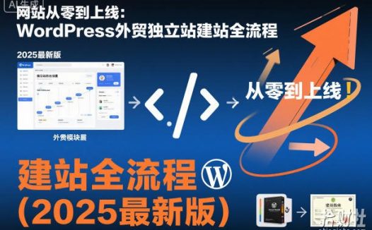 网站从零到上线:WordPress外贸独立站建站全流程(2025最新版)