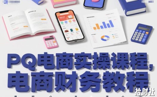 PQ电商实操课程,电商财务教程