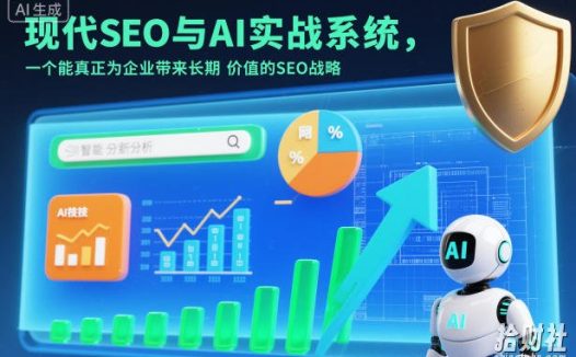 现代SEO与AI实战系统,一个能真正为企业带来长期价值的SEO战略(英语+中文字幕)