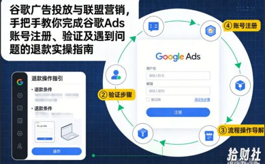 谷歌广告投放与联盟营销，手把手教你完成谷歌Ads账号注册、验证及遇到问题的退款实操指南
