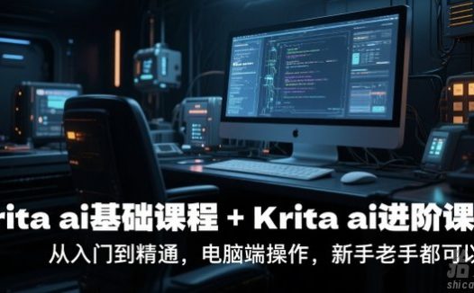 krita ai基础课程+Krita ai进阶课程，从入门到精通，电脑端操作，新手老手都可以学