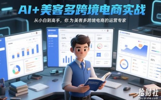 AI+美客多跨境电商实战,从小白到高手,你也可以成为美客多跨境电商的运营专家