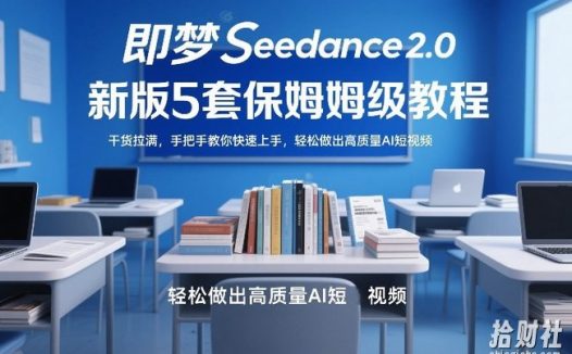 即梦Seedance2.0新版5套保姆级教程，干货拉满，手把手教你快速上手，轻松做出高质量AI短视频