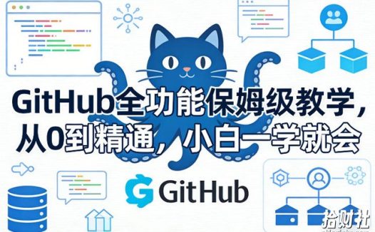 GitHub全功能保姆级教学,从0到精通,小白一学就会