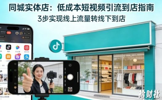 同城实体店,如何低成本把客户从短视频带到线下门店