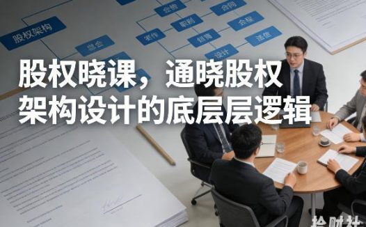 股权晓课,通晓股权架构设计的底层逻辑