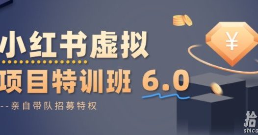 小红书虚拟项目特训课8.0,帮你从0到1打造稳定盈利的店铺,抓住流量红利(更新3月)
