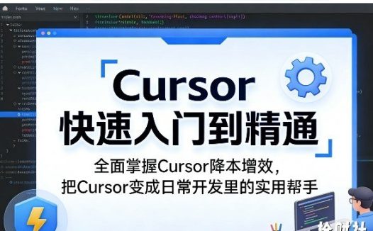 Cursor快速入门到精通,全面掌握Cursor降本增效,把Cursor变成日常开发里的实用帮手