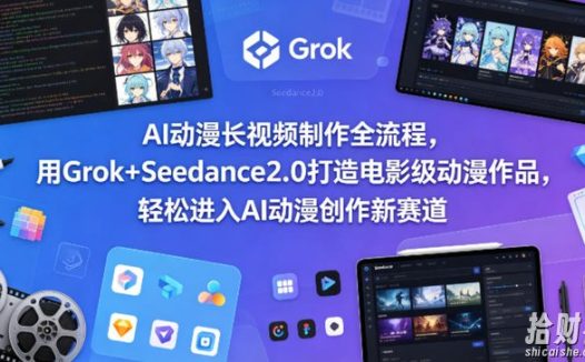 AI动漫长视频制作全流程,用Grok+Seedance2.0打造电影级动漫作品,轻松进入AI动漫创作新赛道