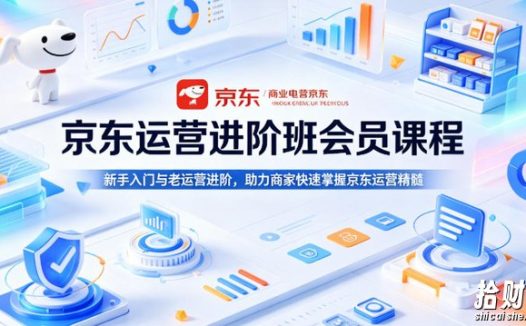 京东运营进阶班会员课程,新手入门与老运营进阶,助力商家快速掌握京东运营精髓