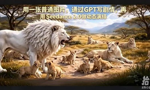 用一张普通图片,通过GPT写剧情,再用Seedance 2.0做动态演绎,居然能生成迪士尼风格搞笑动画