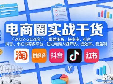 电商圈实战干货(2023-2026年),覆盖淘系、拼多多、抖音、小红书等多平台,助力电商人避开坑、提效率、稳盈利(更新5月19日)