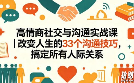 高情商社交与沟通实战课|改变人生的33个沟通技巧,搞定所有人际关系