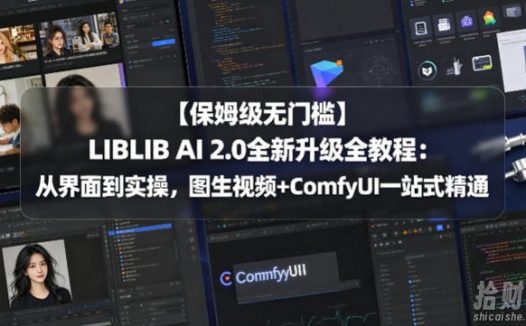 【保姆级无门槛】LIBLIB AI 2.0全新升级全教程:从界面到实操,图生视频+ComfyUI一站式精通