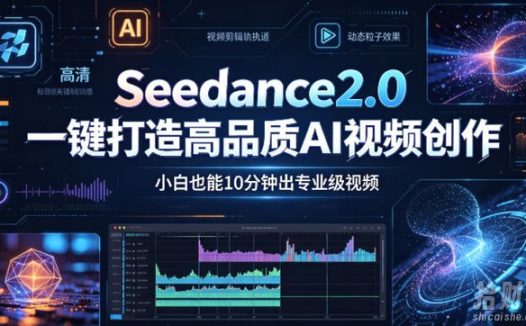 Seedance2.0一键打造高品质AI视频创作,小白也能10分钟出专业级视频
