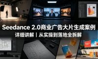 Seedance 2.0商业广告大片生成案例详细讲解|从实操到落地全拆解