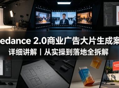 Seedance 2.0商业广告大片生成案例详细讲解|从实操到落地全拆解