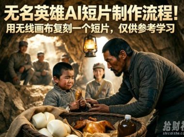 无名英雄AI短片制作流程!用无线画布复刻一个短片,仅供参考学习