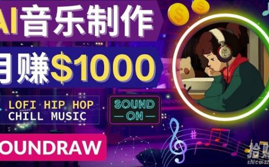 无需任何音乐基础:使用AI软件制作Lofi Hip Hop Chill Music月赚1000美元